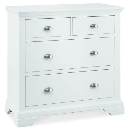 Colman White 2+2 Drawer Chest