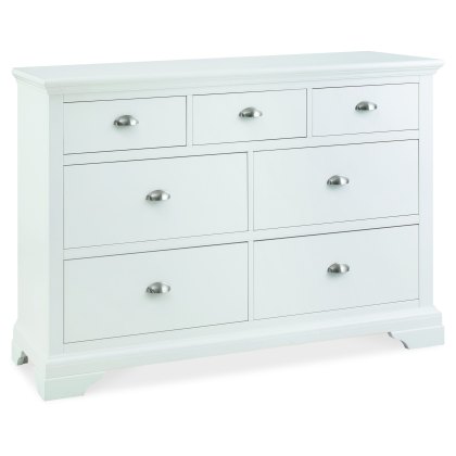 Colman White 3+4 Drawer Chest