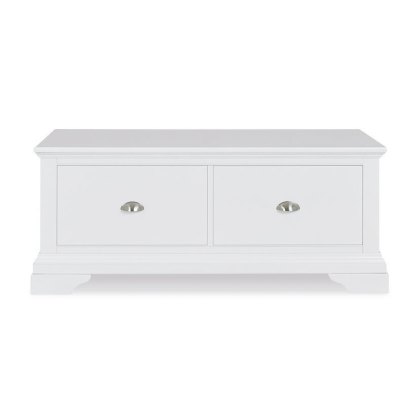 Colman White Blanket Box