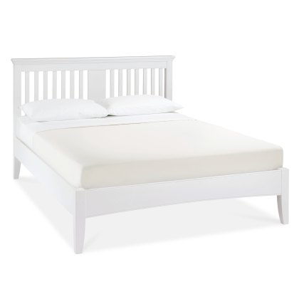 Colman White Bed Frame Double 135cm