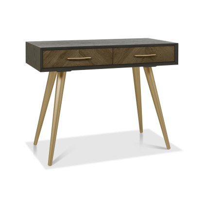 Morreto Fumed Oak & Peppercorn Dressing Table