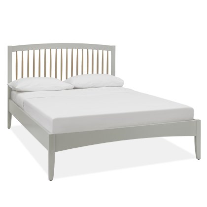 Larsen Scandi Oak & Warm Grey Low Footend Bedstead Double 135cm