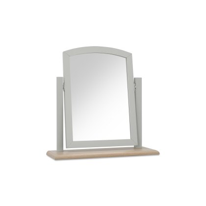 Larsen Scandi Oak & Warm Grey Vanity Mirror