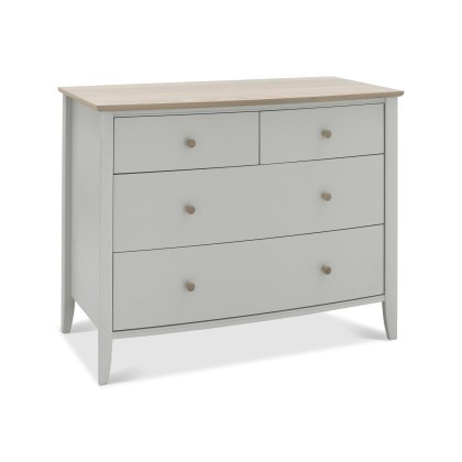 Larsen Scandi Oak & Warm Grey 2+2 Drawer Chest