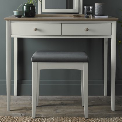 Larsen Scandi Oak & Soft Grey Dressing Table