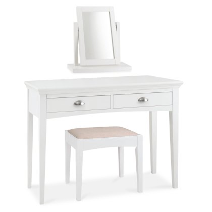 Colman White Dressing Table Set