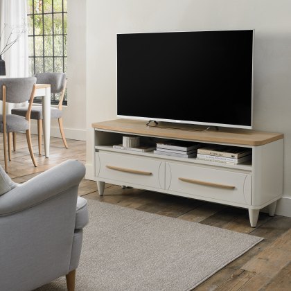 Norman Scandi Oak & Soft Grey Entertainment Unit