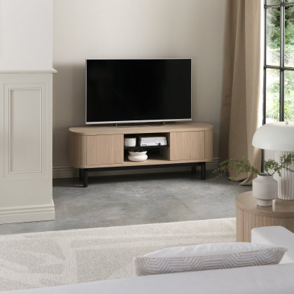 Astra Scandi Oak & Peppercorn Entertainment Unit