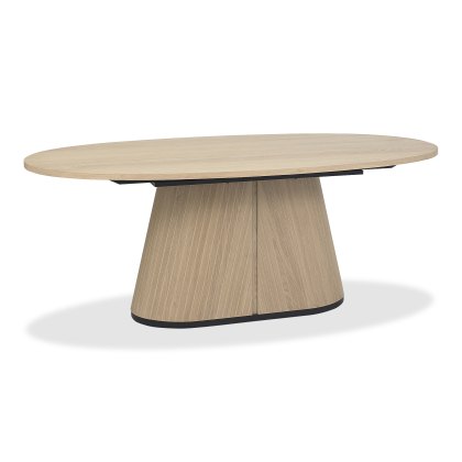 Astra Scandi Oak & Peppercorn 6 Seater Table