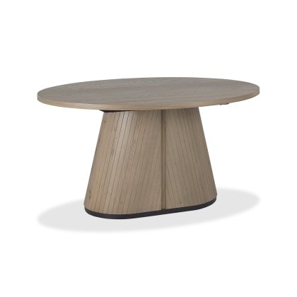 Astra Grey Oiled Oak & Peppercorn 4 Seater Table