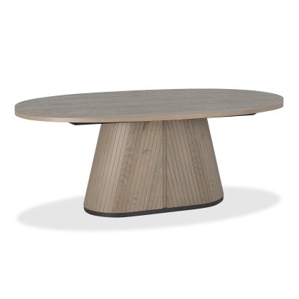 Astra Grey Oiled Oak & Peppercorn 6 Seater Table