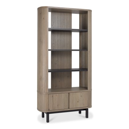 Astra Grey Oiled Oak & Peppercorn Display Unit