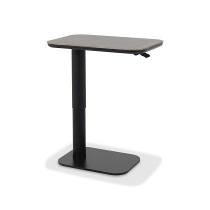 Riley Grey Ceramic Gas Lift Adjustable Sofa Table