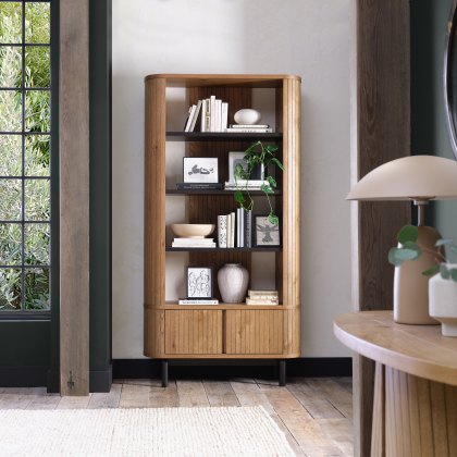 Astra Rustic Oak & Peppercorn Display Unit