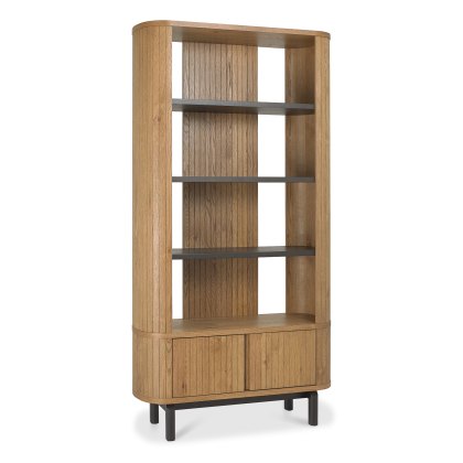 Astra Rustic Oak & Peppercorn Display Unit