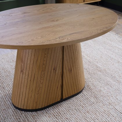 Astra Rustic Oak & Peppercorn 4 Seater Table