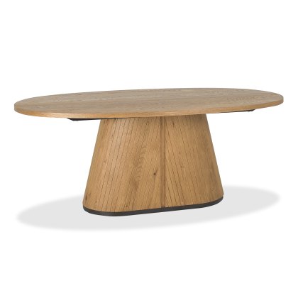 Astra Rustic Oak & Peppercorn 6 Seater Table
