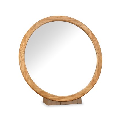 Astra Knotty Oak & Weathered Oak Vanity Mirror
