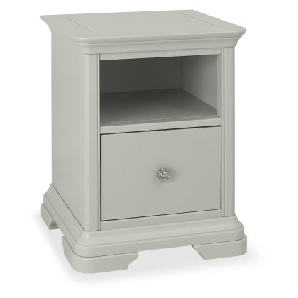 Amara - Blue Grey 1 Drawer Bedside Table Amara - Blue Grey 1 Drawer Bedside Table
