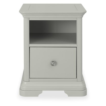 Amara - Blue Grey 1 Drawer Bedside Table Amara - Blue Grey 1 Drawer Bedside Table