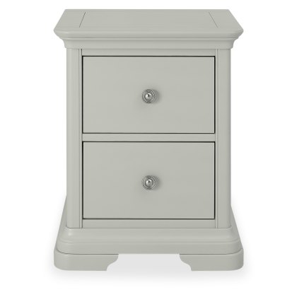 Amara - Blue Grey 2 Drawer Bedside Table Amara - Blue Grey 2 Drawer Bedside Table