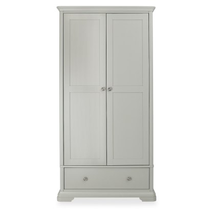 Amara - Blue Grey Double Wardrobe Amara - Blue Grey Double Wardrobe