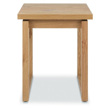 Alto - Rustic Oak Lamp Table