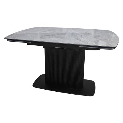 Verona - Grey Ceramic 4-6 Seater Extendable Dining Table