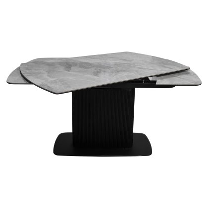 Verona - Grey Ceramic 4-6 Seater Extendable Dining Table