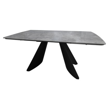 Levanti - Grey Ceramic 6-8 Seater Extendable Dining Table