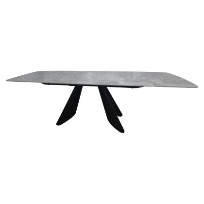 Levanti - Grey Ceramic 6-8 Seater Extendable Dining Table