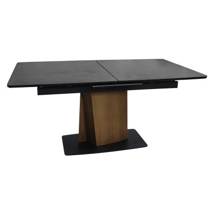 Nero - Dark Grey Ceramic 6-8 Seater Extendable Dining Table