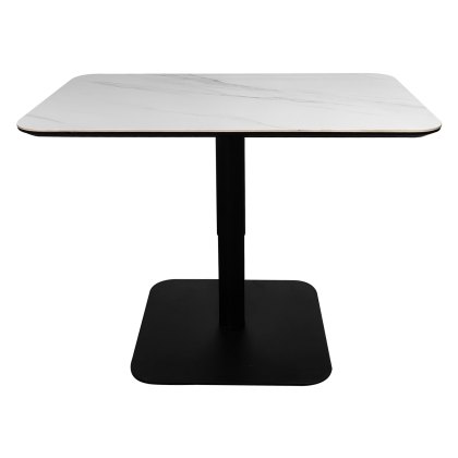 Jenson - White Ceramic Gas Lift Coffee Table