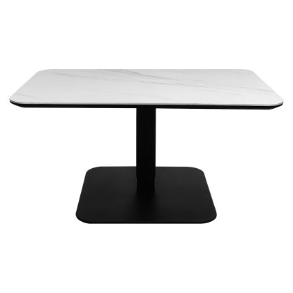 Jenson - White Ceramic Gas Lift Coffee Table