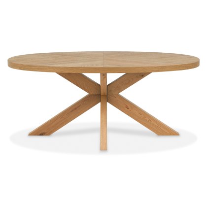 Bosco - Rustic Oak Small 6 Seater Wooden Dining Table Bosco - Rustic Oak Small 6 Seater Wooden Dining Table