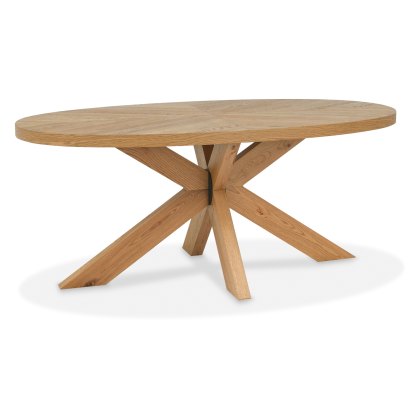 Bosco - Rustic Oak Small 6 Seater Wooden Dining Table Bosco - Rustic Oak Small 6 Seater Wooden Dining Table