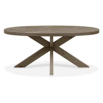 Bosco - Fumed Oak Small 6 Seater Wooden Dining Table Bosco - Fumed Oak Small 6 Seater Wooden Dining Table