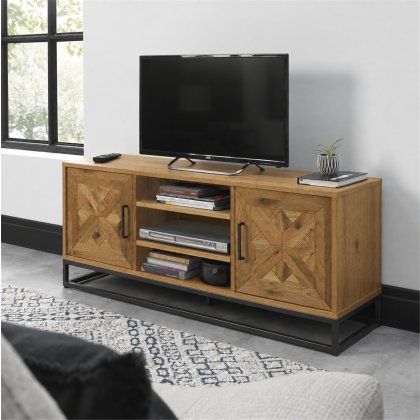 Lowry - Rustic Oak Media Unit Lowry - Rustic Oak Media Unit