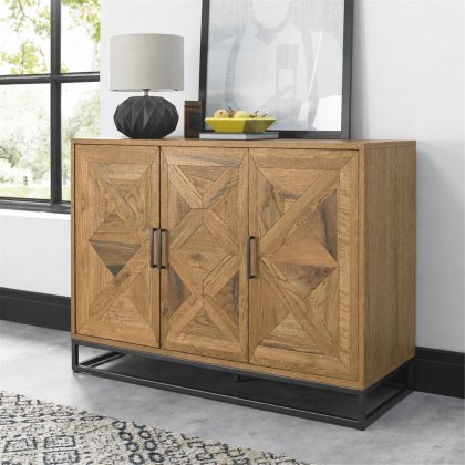 Lowry - Rustic Oak Narrow Sideboard Lowry - Rustic Oak Narrow Sideboard
