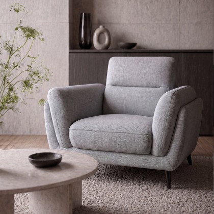 Mara - Armchair in Light Grey Mara - Armchair in Light Grey