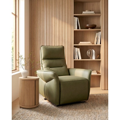 Enzo - Power Recliner Armchair in Green Enzo - Power Recliner Armchair in Green
