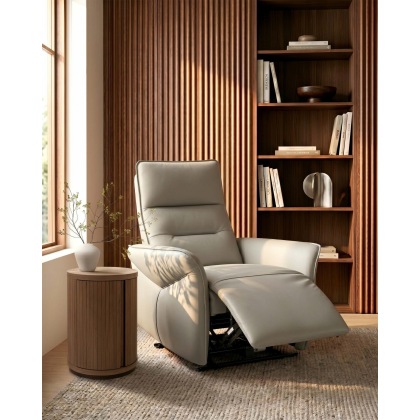 Enzo - Power Recliner Armchair in Light Grey Enzo - Power Recliner Armchair in Light Grey