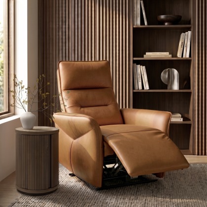Enzo - Power Recliner Armchair in Tan Enzo - Power Recliner Armchair in Tan