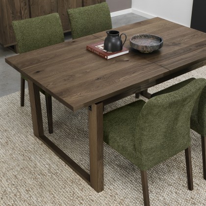 Alto - Dark Oak 4-6 Extendable Dining Table Alto - Dark Oak 4-6 Extendable Dining Table