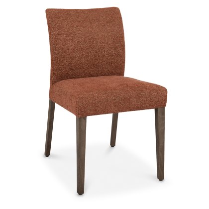 Alto - Dark Oak Dining Chair in Auburn Fabric (Pair) Alto - Dark Oak Dining Chair in Auburn Fabric (Pair)