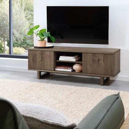 Alto - Dark Oak Media Unit Alto - Dark Oak Media Unit