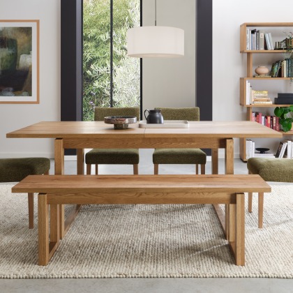 Alto - Rustic Oak 6-8 Extendable Dining Table Alto - Rustic Oak 6-8 Extendable Dining Table