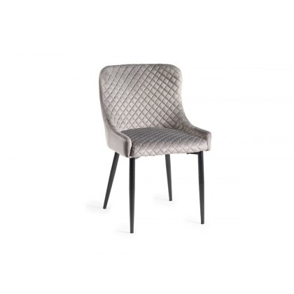 Light grey dining chairs black legs discount