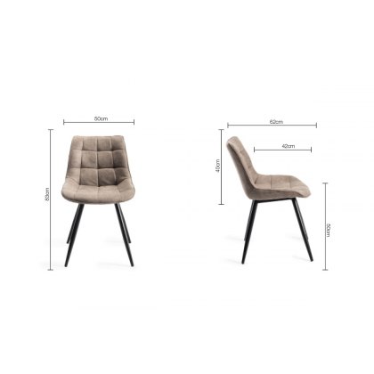 White shop suede chair