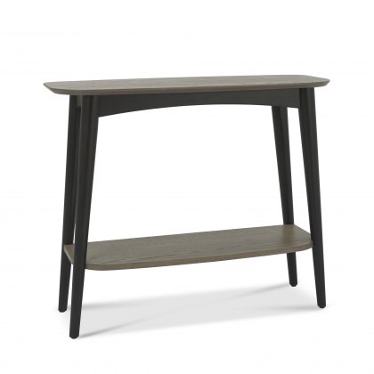 Tuxen Weathered Oak & Peppercorn Console Table